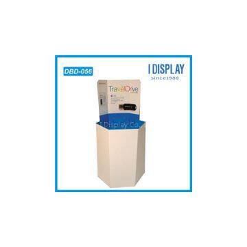 Custom Point Of Purchase Cardboard Display Paper Display Stand For Led Lamp Store Retail
