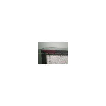 Mini Pleat Hepa Filter H13, H14 With Aluminum Frame photo-2
