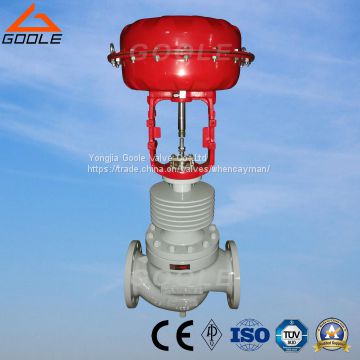 Steam Used High Temperature Pneumatic Control Valve