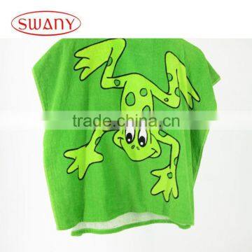 Custom made latest design reactive printing baby hooded towel