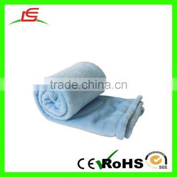 EN71 ICTI Good quantity light color 30"*40" coral wholesale blankets for baby