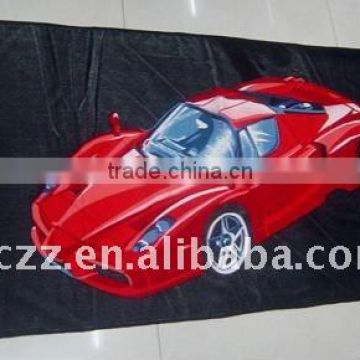 100% cotton printing beach towel