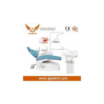 Gladent CE and ISO ergonomic dental chair with LED sensor light