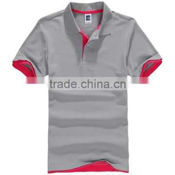 Fashion High Quality 100% Cotton summer Men's polo t shirt