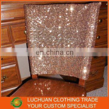 Banquet Charming Style Shiny Sequin Chair Band photo-2