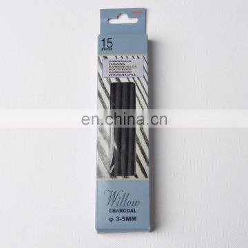 Dia. 3~5mm Length 120mm Sketch Pencil Charcoal Round Willow Charcoal Stick