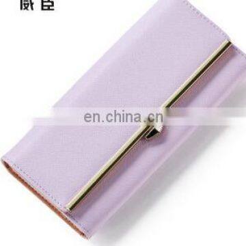 2017 Candy Color Classic Cute Women's Wallet Button Leather Faux Clutch Lady Purse Long Handbag High Quality Card Holder photo-4