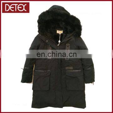 Cotton Detachable Fur Lining Hooded Children Coat