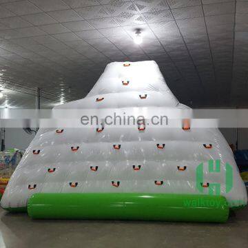 HI competitive custom made material 0.6mm pvc inflatable pool iceberg float water toy