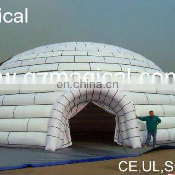 commercial white wedding inflatable igloo tent