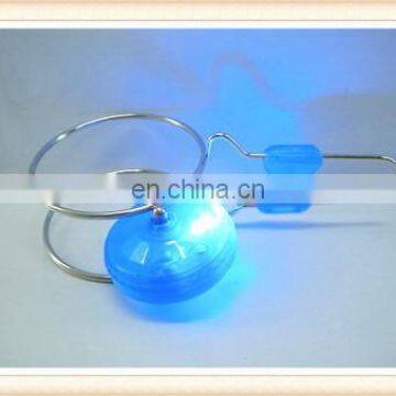 Plastic flashing round orbit yoyo ball toys