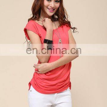 Trade Assurance Yihao Fashion Leisure T-shirts Wholesale 2015 Women Long T-shirts photo-2