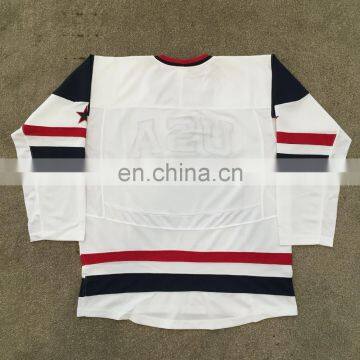 Embroidered USA New Hockey Season Team Jersey Custom photo-3