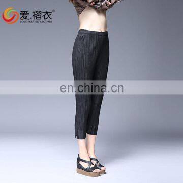 Good Quality Quick Dry High Waist Pleated Pants Girls Wearing Leggings Pants photo-2