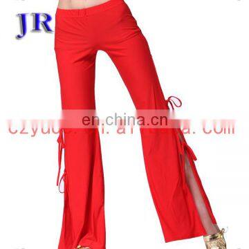 Wholesale cheap long crystal women belly dance pants K-4024