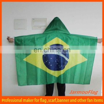 Brazil body flag with hats