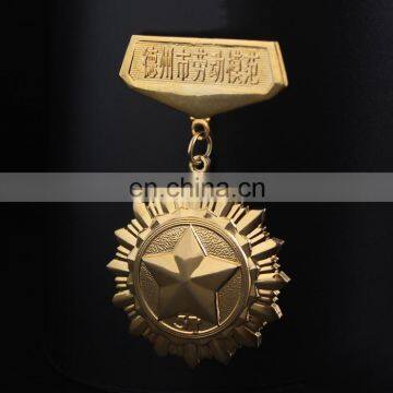 Model worker souvenir metal medal customized