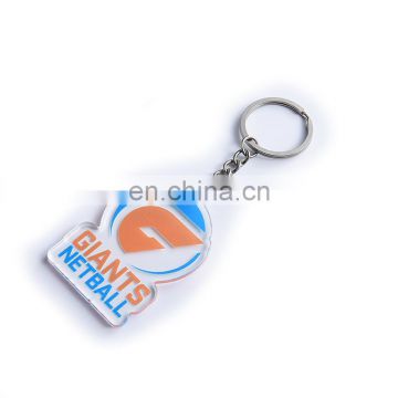 Custom printed plastic acrylic keychain