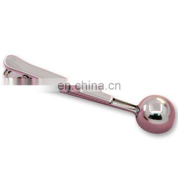 Hot Sale Low Price High Quality Stainless Steel Fruit Balls Ice Cream Spoon With Clip photo-2