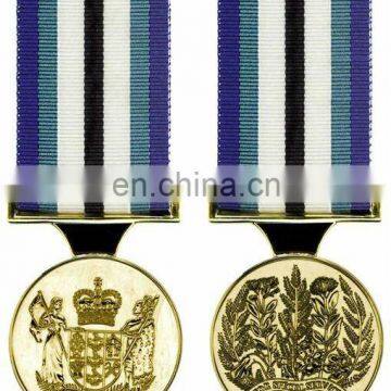 factory design medal metal ribbon with custom