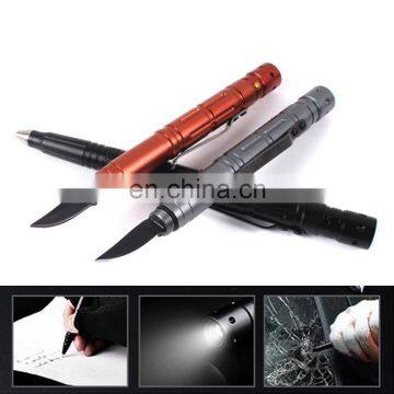 6061 Aluminum Alloy 162mm Self Defense 10 Hour LED Tactical Pen Military Glass Breaker photo-2