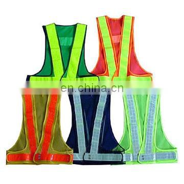 high visibility safety reflective vest warning vest running reflective safety belt,led reflective belt,traffic reflective vest