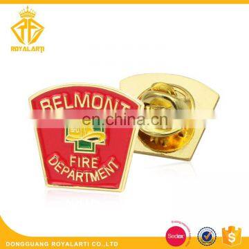 Custom Factory United Kingdom Fire Department Enamel Pin Badge