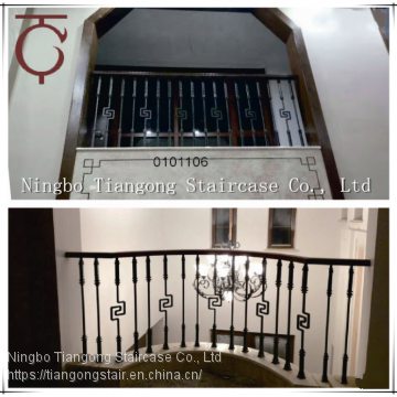 Decorative Iron stair balustrade