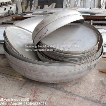 stainless steel tank steel hemisphere torispherical dished head