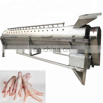 chicken feet processing machine/chicken feet peeling machine/chicken paws peeling machine line