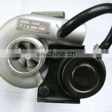 Turbocharger TD025 28231-27000 for Hyundai Engine D4EA