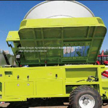 Large Scale Hay Forage Grass Straw Silage Bale Chopper Grinder Machine for Animal Feed photo-4