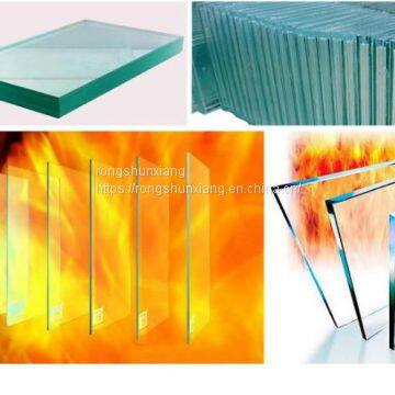 10mm fire-resistant glass tough architectural glass doors and windows (30-90 minutes) with CCC