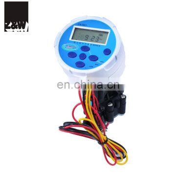 irrigation timer valve controller one zone station waterproof DC LATCH 9V battery operated solenoid pulse control