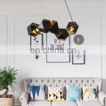 Фантастический креативный подвесной светильник в стиле ДНК из нержавеющей стали для декора кофейни и бара photo-6