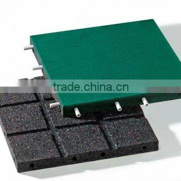 Poured rubber flooring (EN1177)