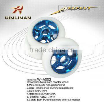 Hot sale pro scooter wheels,Metal core scooter wheels110mm 100mm