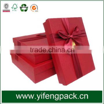 2014 paper box factory wholesale wedding dress packaging box