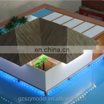 Beach Home Building Scale Model , Villa Master Architectural Model Making