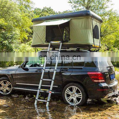 High Quality Cheapest 4 Person 4x4 Car Auto Camping Aluminum Hard Shell Roof Top Tent for 4 Person