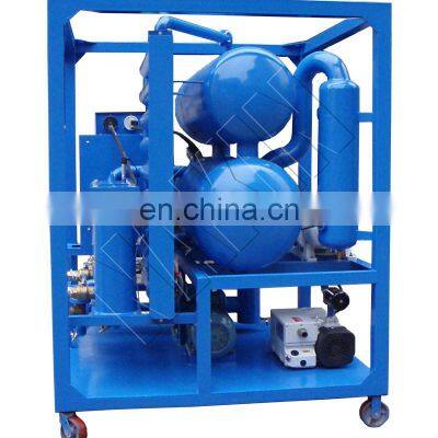 Power Transformer Oil Double Stages Vacuum Oil Filter Machine Transformer Oil Regeneration System photo-3