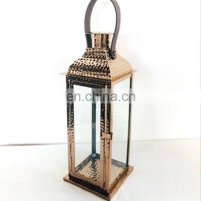 Wholesale Garden Candle Holder Moroccan Camping Lantern Portable Metal Candle Lantern