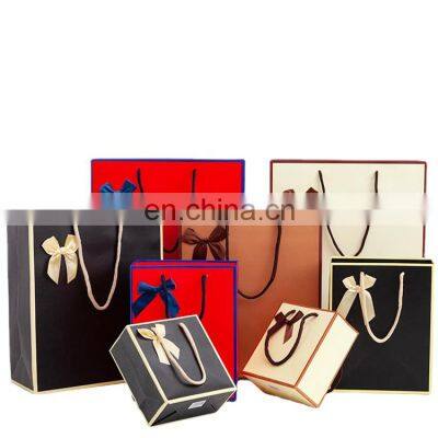 Custom Paper Clothing Gift Shopping Bags Custom Printed For Clothing