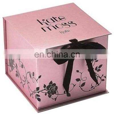 Customized Deluxe Ribbon Jewelry Packaging Gift Boxes Logo and Set Luxury