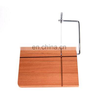 Cheese Board with Wire Cutter, Bamboo Cheese Board, Cheese Slicer