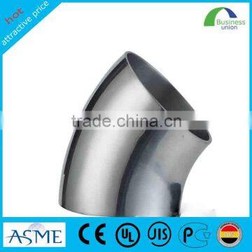 welding 45 degree stainless steel elbow