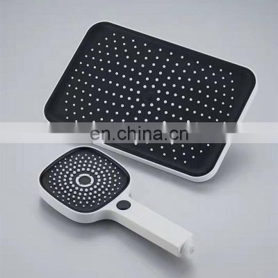 2021 new design premium large massage wide shower head hand spa high flow mirable nozzle with handheld spray head shower