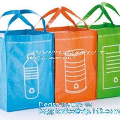 recycled pp woven laminated shopping bags glossy pp woven bags for advertising,ecofriendly pp lamination non woven shopp