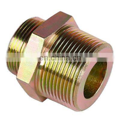 Haihuan Pipe Fitting Carbon Steel Compression Coupling Straight Fittings with Different Materials