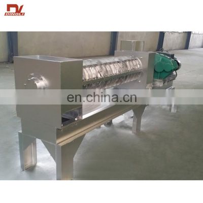 Stainless Steel Single Axis Screw Food Residue Dewatering Machine